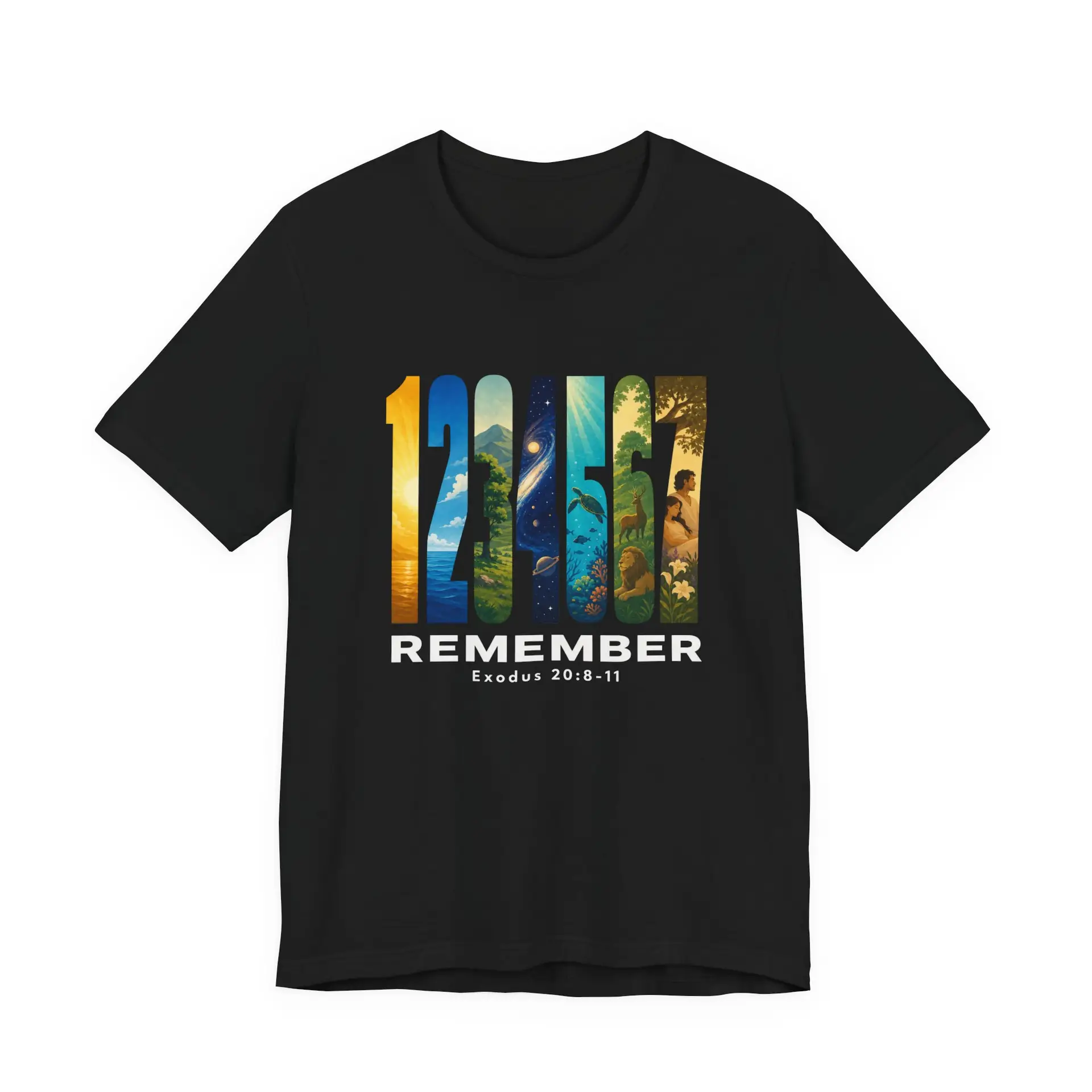 Remember the Sabbath – Exodus 20:8–11 T-Shirt