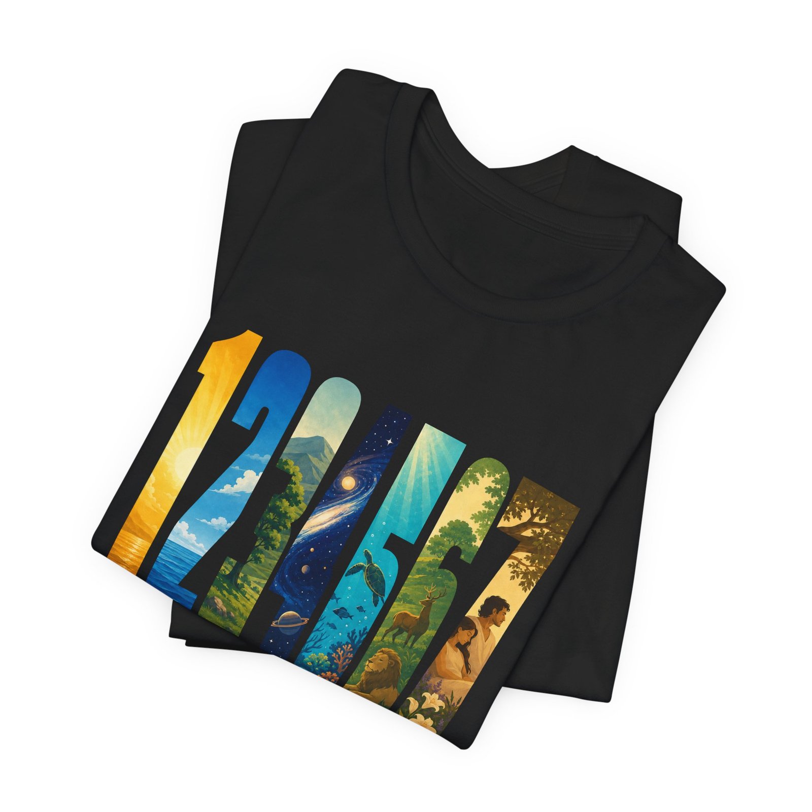Remember the Sabbath – Exodus 20:8–11 T-Shirt - Image 3